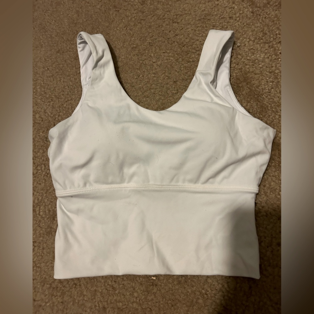 NVGTN white top/sports bra